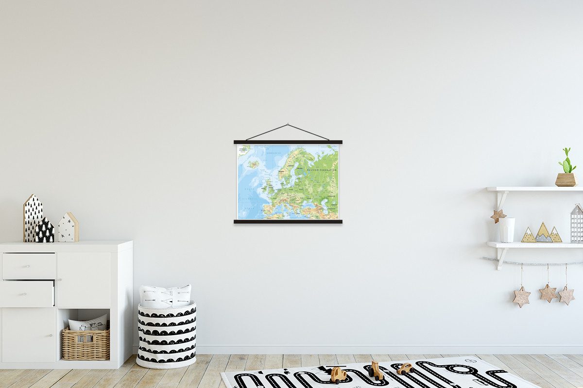 MuchoWow Poster Karte - Europa - günstig online kaufen