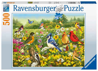 Ravensburger Puzzle 500 Teile Ravensburger Puzzle Vogelwiese 16988, 500 Puzzleteile