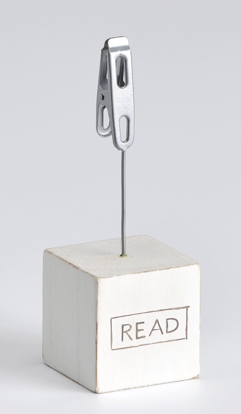 Walther Design Bilderleiste Dreams FC250_ Holzbildhalter mit Metallclip, Fotoclip mit Metallclip