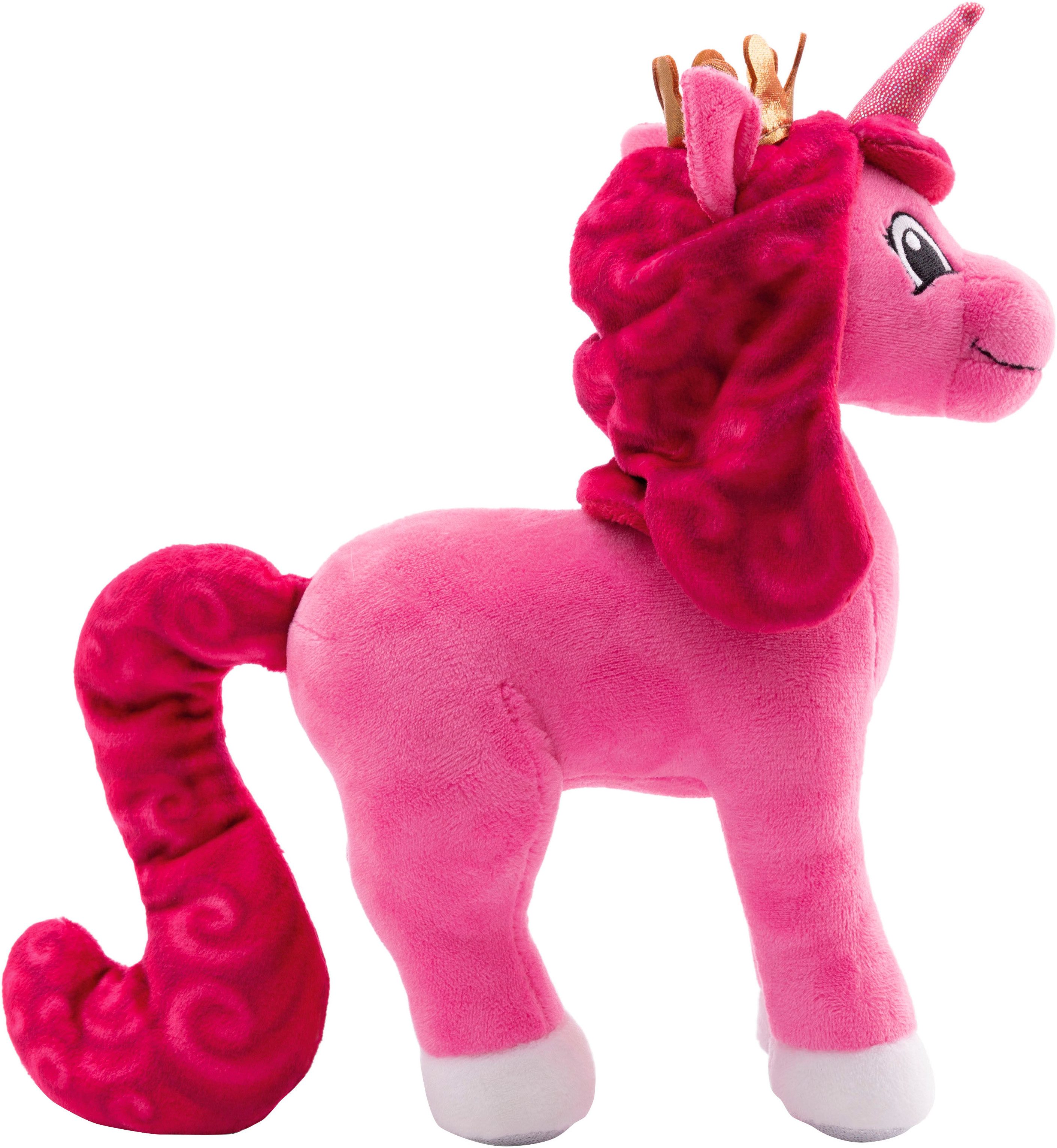 Nici Kuscheltier Lissy PONY, Einhorn Selina rosa-pink, 22 cm stehend