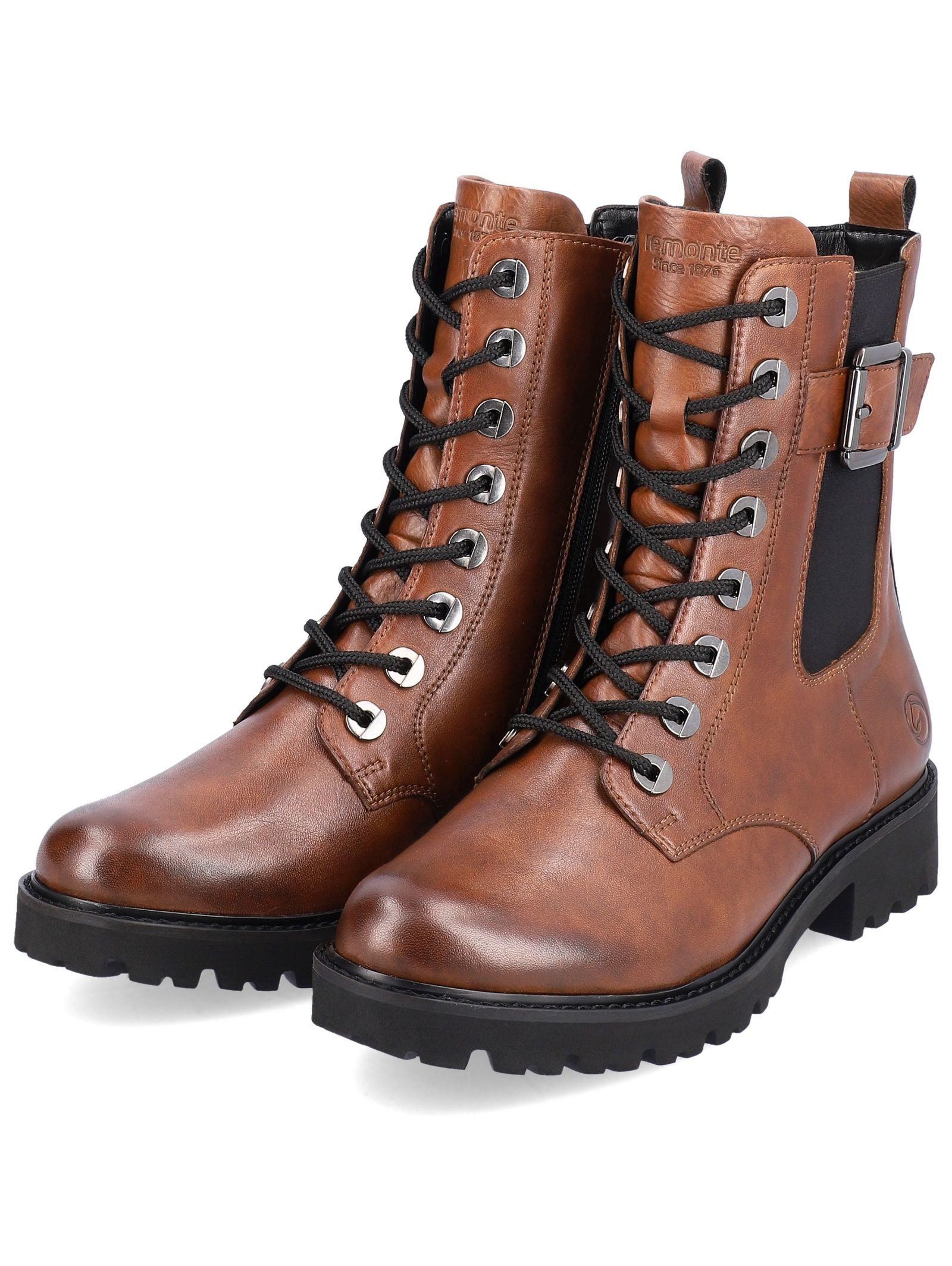 Remonte Remonte Stiefelette Glattleder Schnürstiefelette