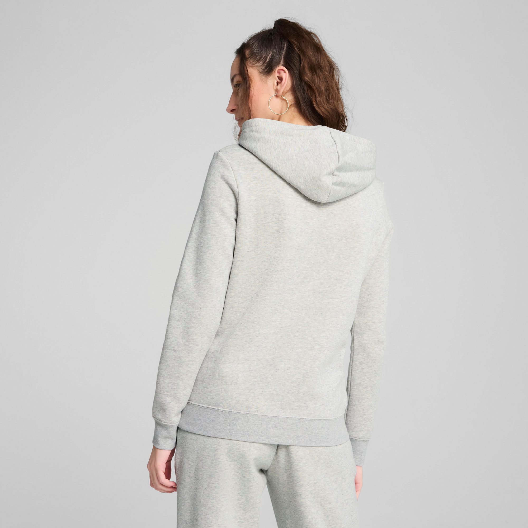 PUMA Kapuzensweatshirt ESS NO 1 LOGO HOODIE FL Regular Fit, mit verstellbarer Kapuze, mit Kängurutasche