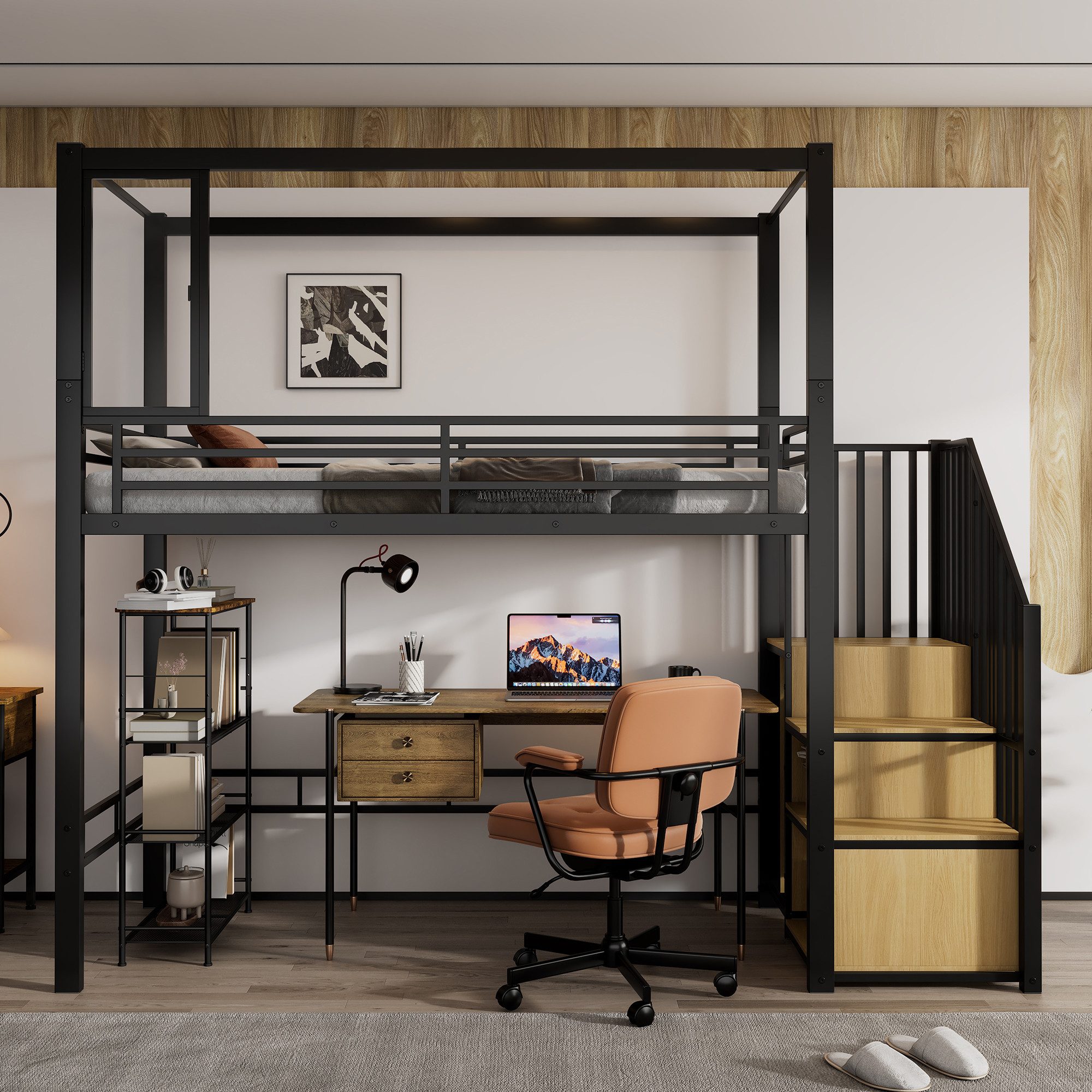 Merax Hochbett mit Fenster mit Magnet günstig online kaufen