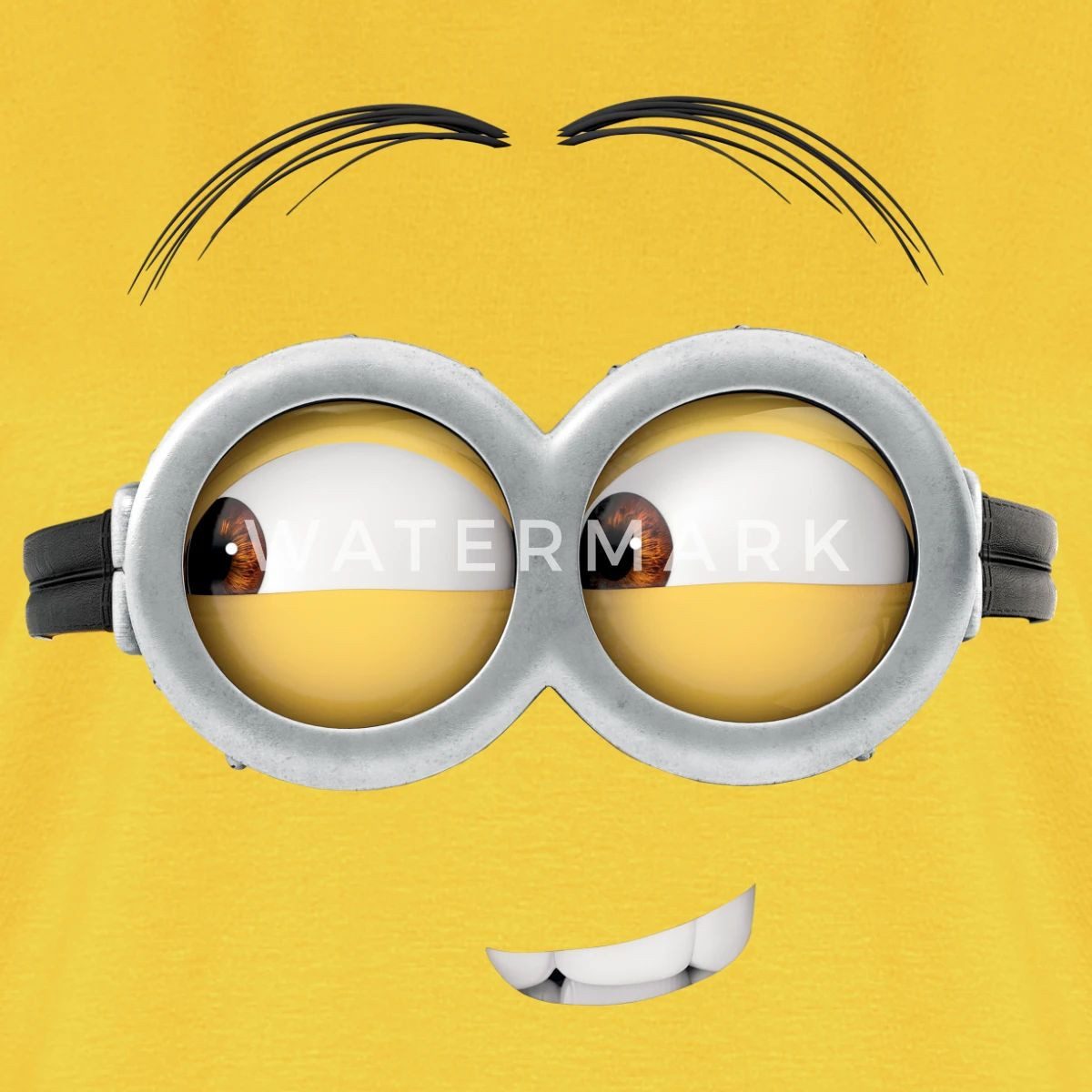 Spreadshirt T-Shirt Minions Dave Gesicht Kostüm Despicable Me Fasching Frau günstig online kaufen