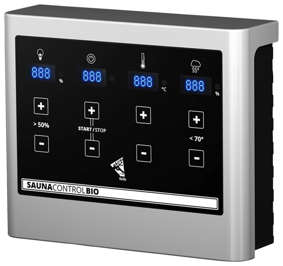Karibu Sauna-Steuergerät Easy Bio, extern, 9 kW, für Bio-Saunaöfen, auch für 4,5 kW geeignet