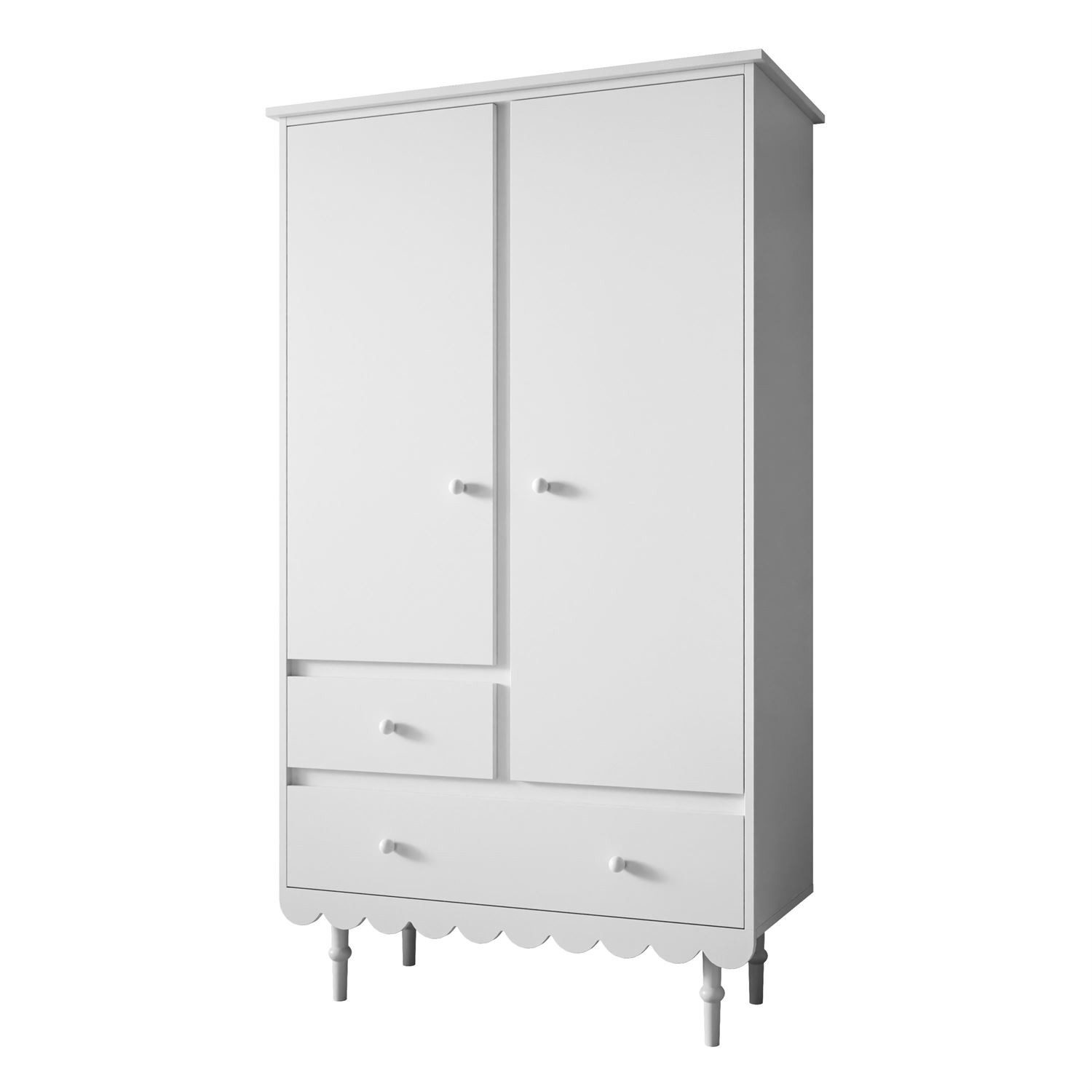 Lookway Kinderkleiderschrank BABUSHKA Zweitüriger Kleiderschrank mit günstig online kaufen