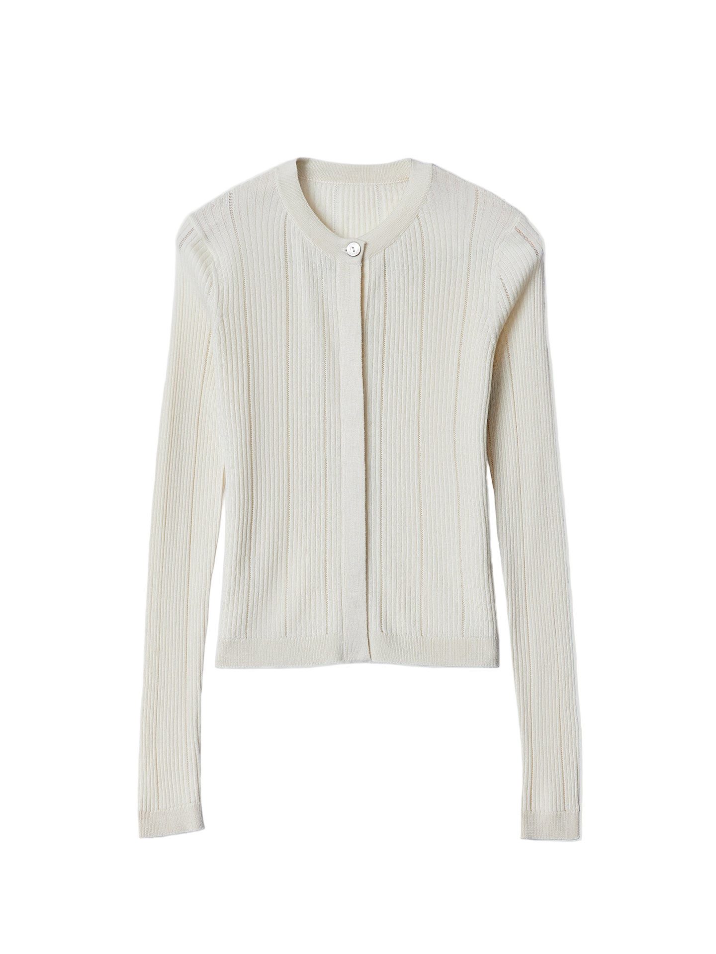 GOBI Cashmere Cardigan Strickjacke mit verdeckter Knopfleiste aus Kaschmir-Seide