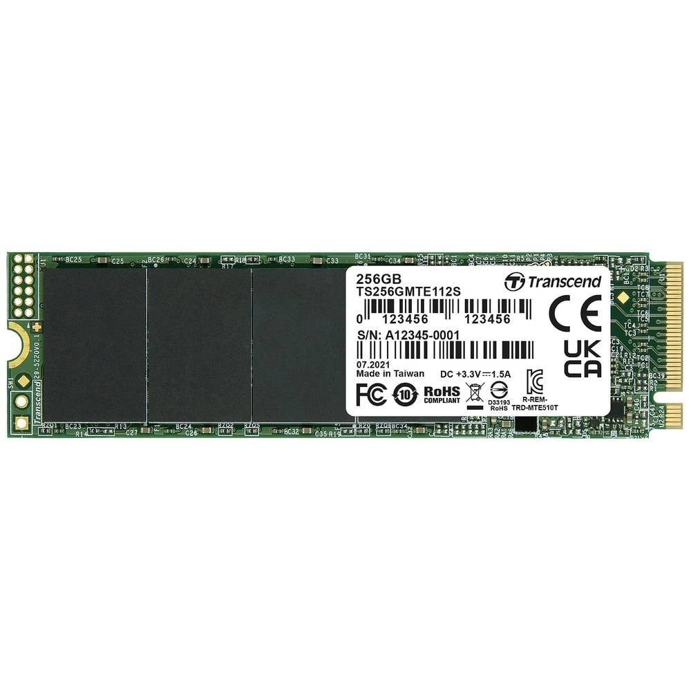 Transcend Interne SSD 256 GB TS256GMTE112S SSHD-Hybrid-Festplatte