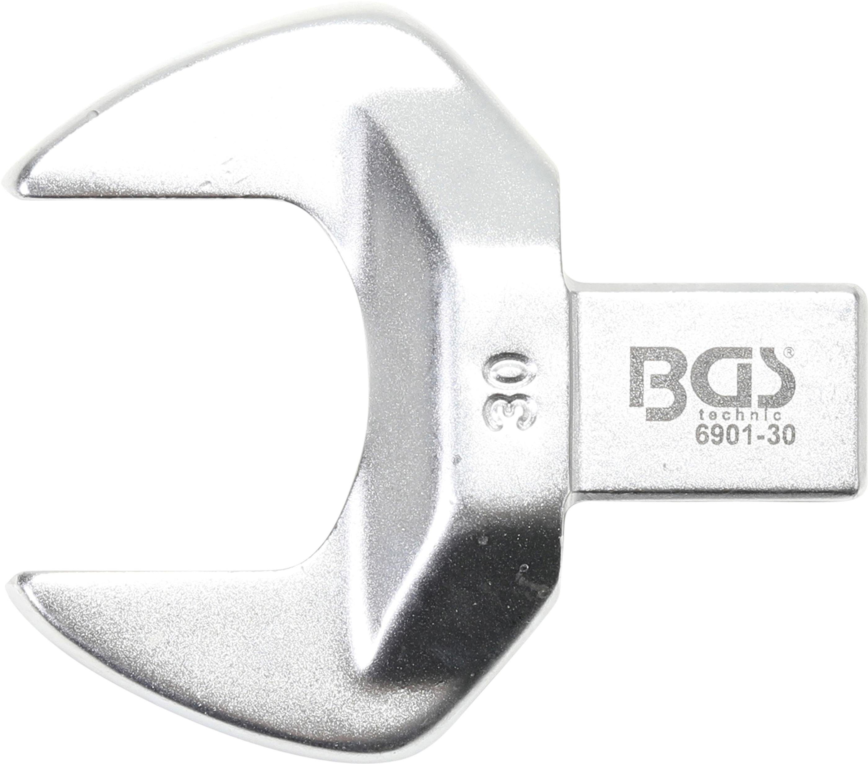 BGS technic Ausstechform Einsteck-Maulschlüssel, 30 mm, Aufnahme 14 x 18 mm