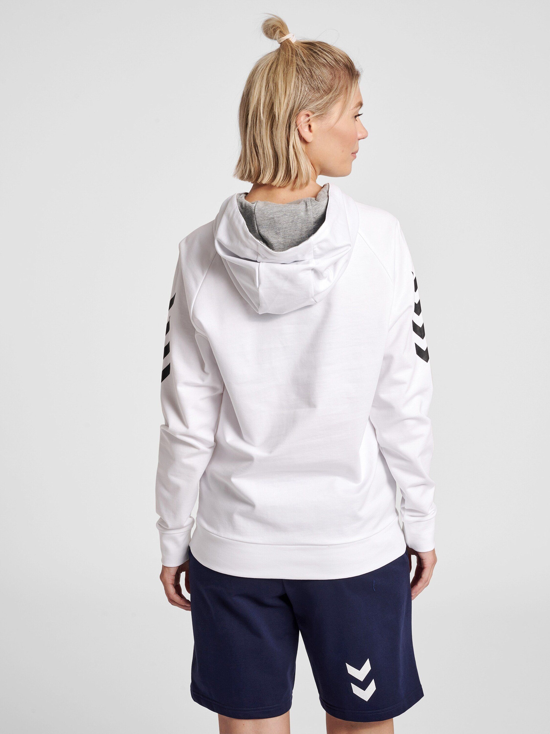 Weiß hummel Sweatshirt Details (1-tlg) Plain/ohne