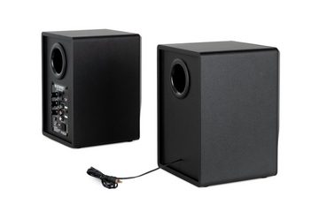 McGrey MM-440BT Multimedia Studio Monitor Paar Lautsprecher (Bluetooth 5.1, 40 W, 2.0 Regallautsprecher mit Tonregler für Höhen und Tiefen)
