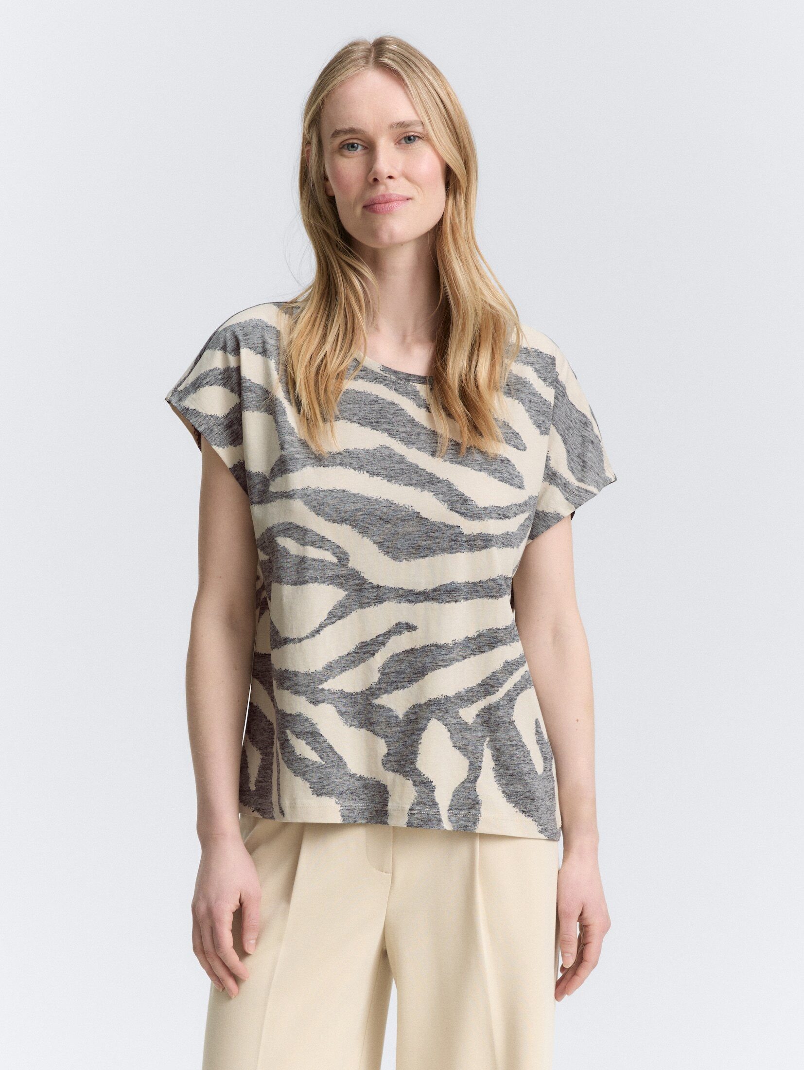 TOM TAILOR T-Shirt T-Shirt mit Inside-Out günstig online kaufen