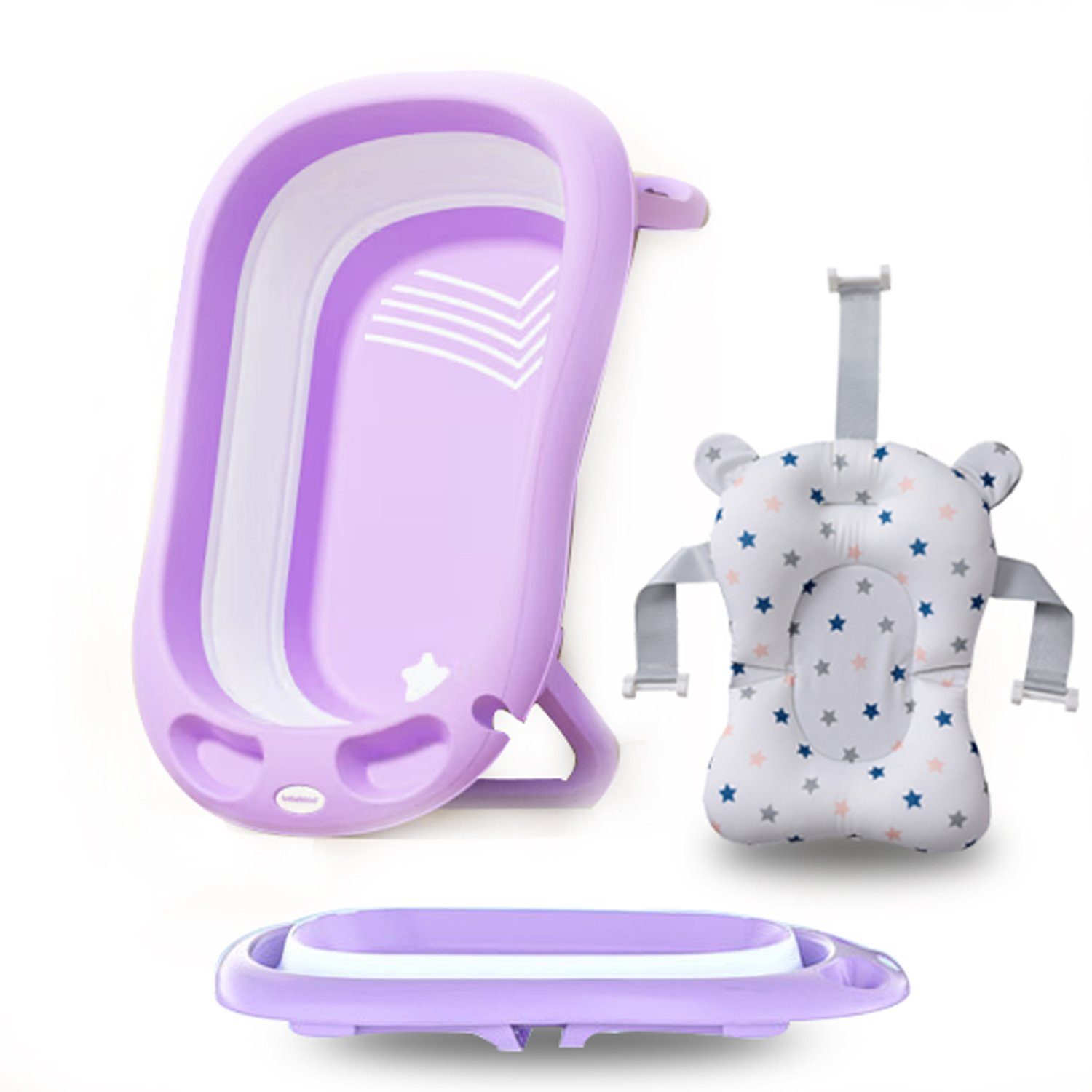 Babybadewanne Faltbare Babybadewanne mit Matte