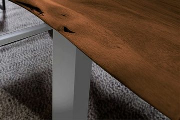 SAM® Baumkantentisch »Kapalua«, Baumkantentisch, Akazienholz massiv, nussbaumfarben, Tischstärke 26mm