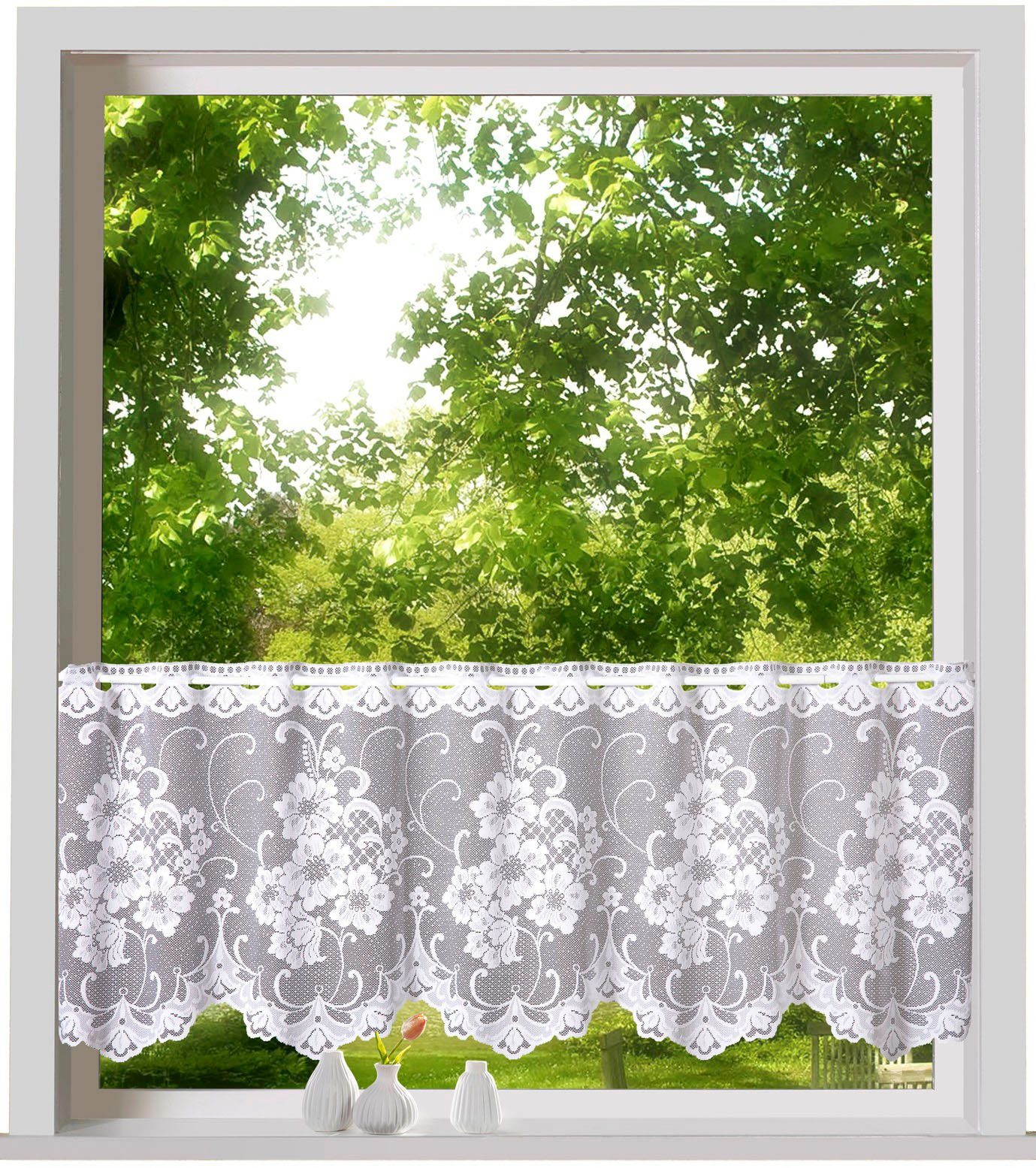 Weckbrodt Scheibengardine Mantua, Stangendurchzug (1 St), günstig online kaufen
