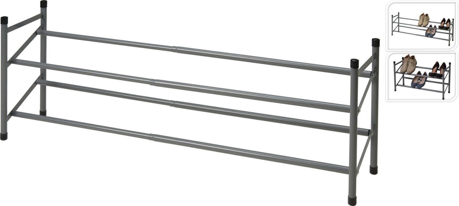 Koopman Schuhregal Schuhschrank Metall ausziehbar 61,5cm günstig online kaufen