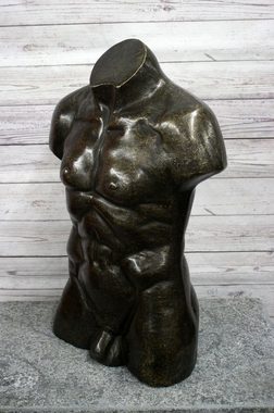 Bronzeskulpturen Skulptur Bronzefigur Große Männer Büste aus Bronze