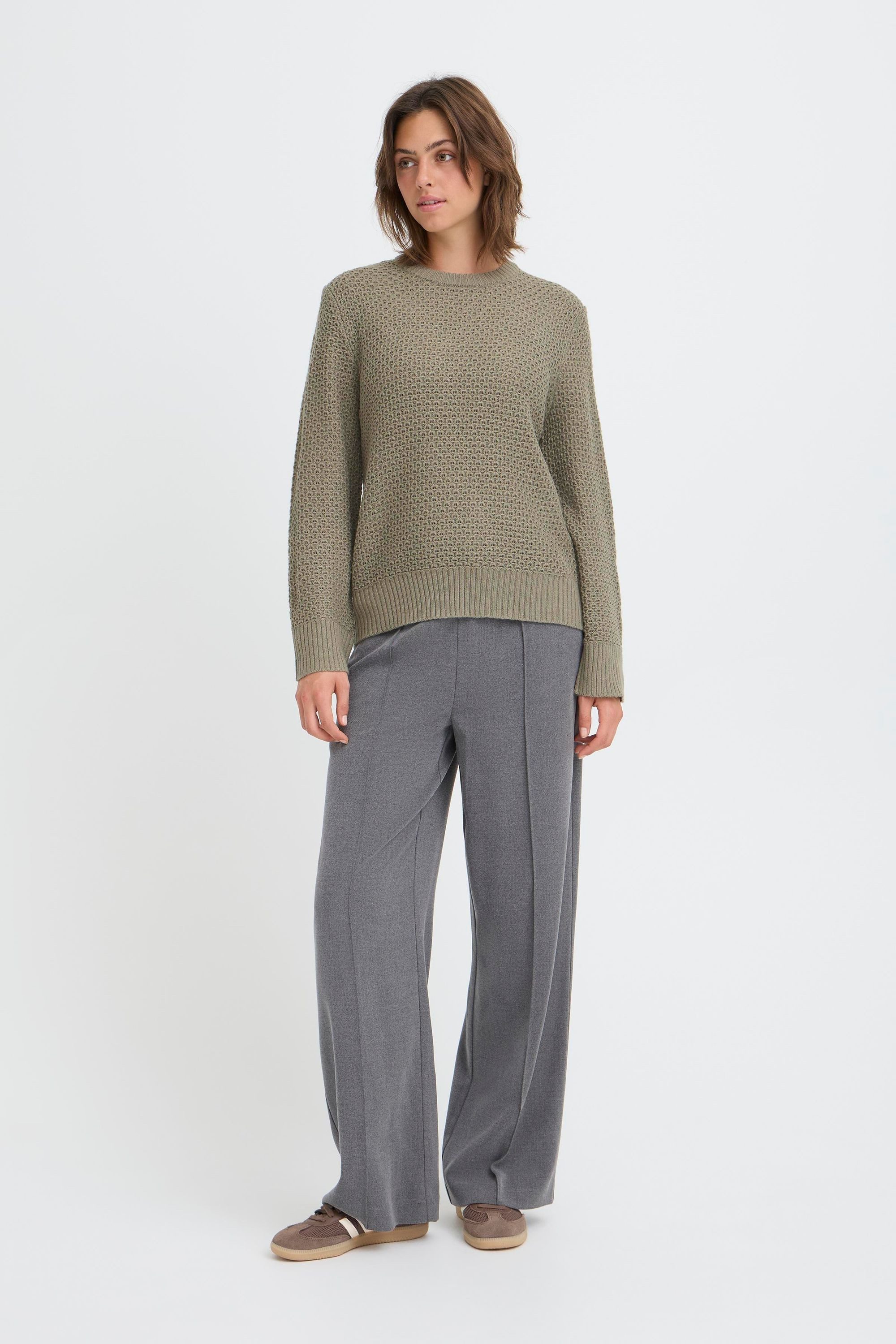 OXMO Strickpullover OXNelly Modischer Strickpullover