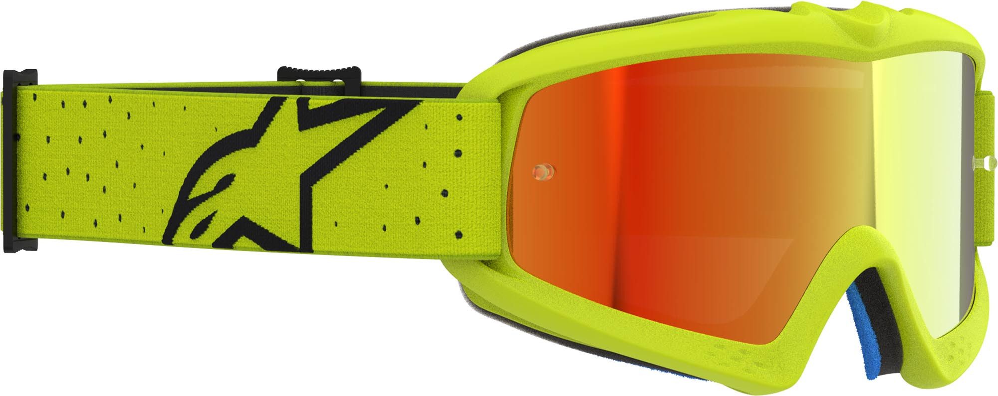 Alpinestars Motorradbrille Vision Vesta Mirror Jugend Motocross Brille, Antifog,Mit Band,Verspiegelt
