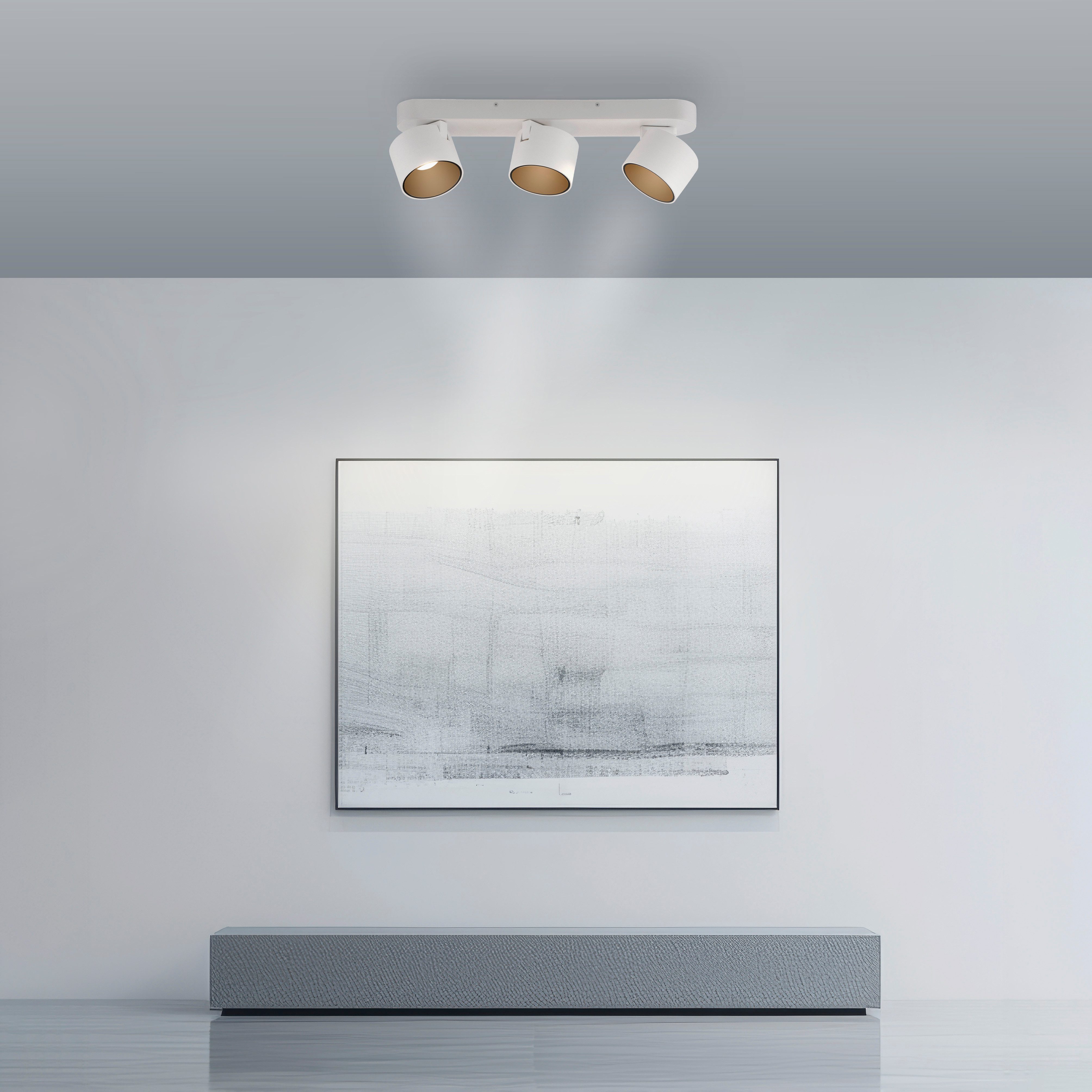 Neuhaus PURE LED Deckenleuchte PURE Cup, LED fest integriert, Warmweiß, Dimmfähig über separaten Tronicdimmer, dreh- & schwenkbar