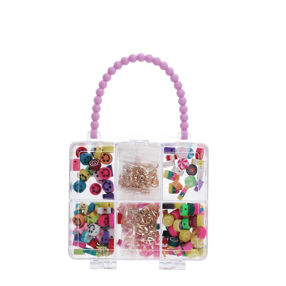 Rex London Lernspielzeug Schmuckset zum Selbermachen Handtasche (Set, 1-St., Halskette, Armband), perfekt für alle, die gerne kreativ werden