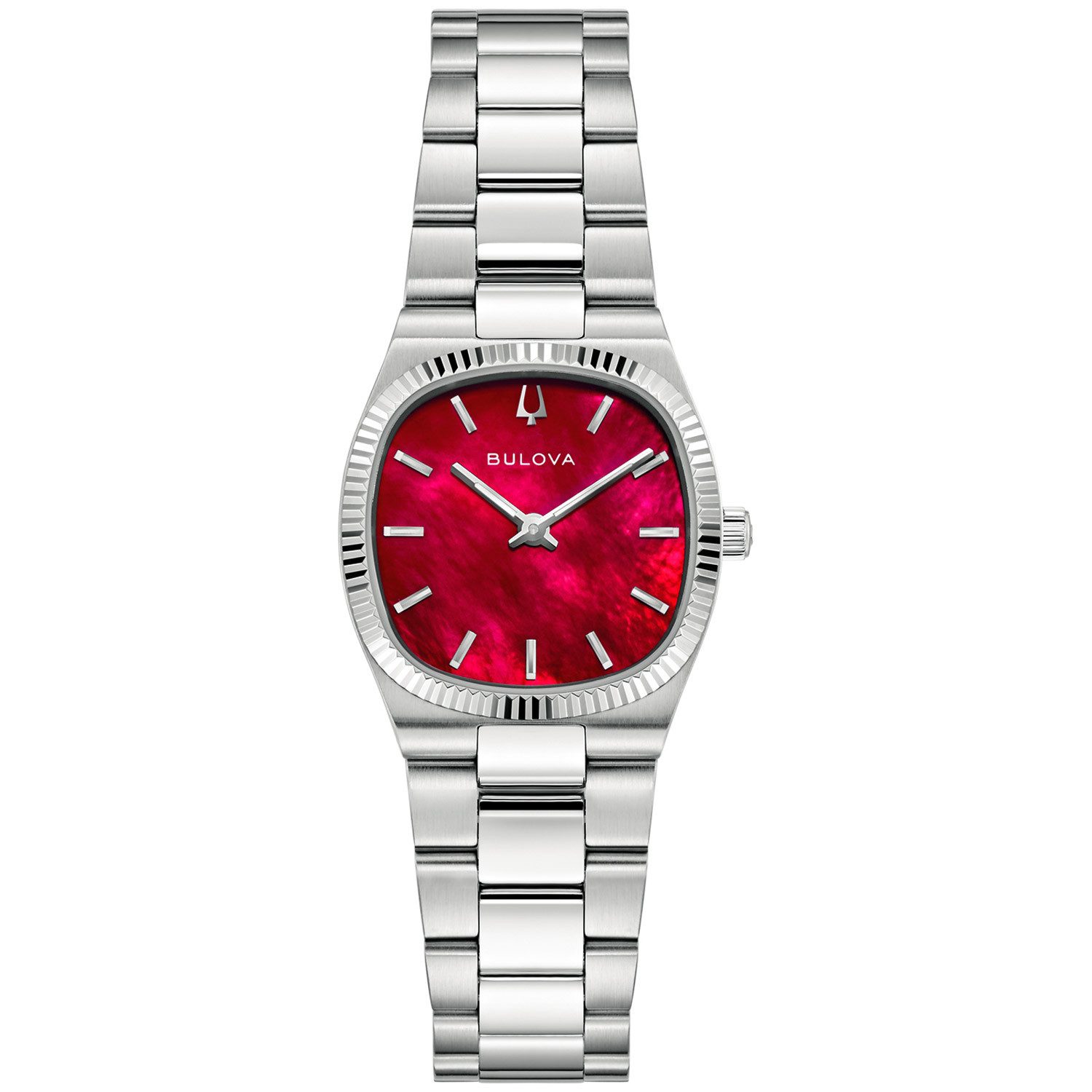 Bulova Quarzuhr Super Seville Silberfarben/Rot