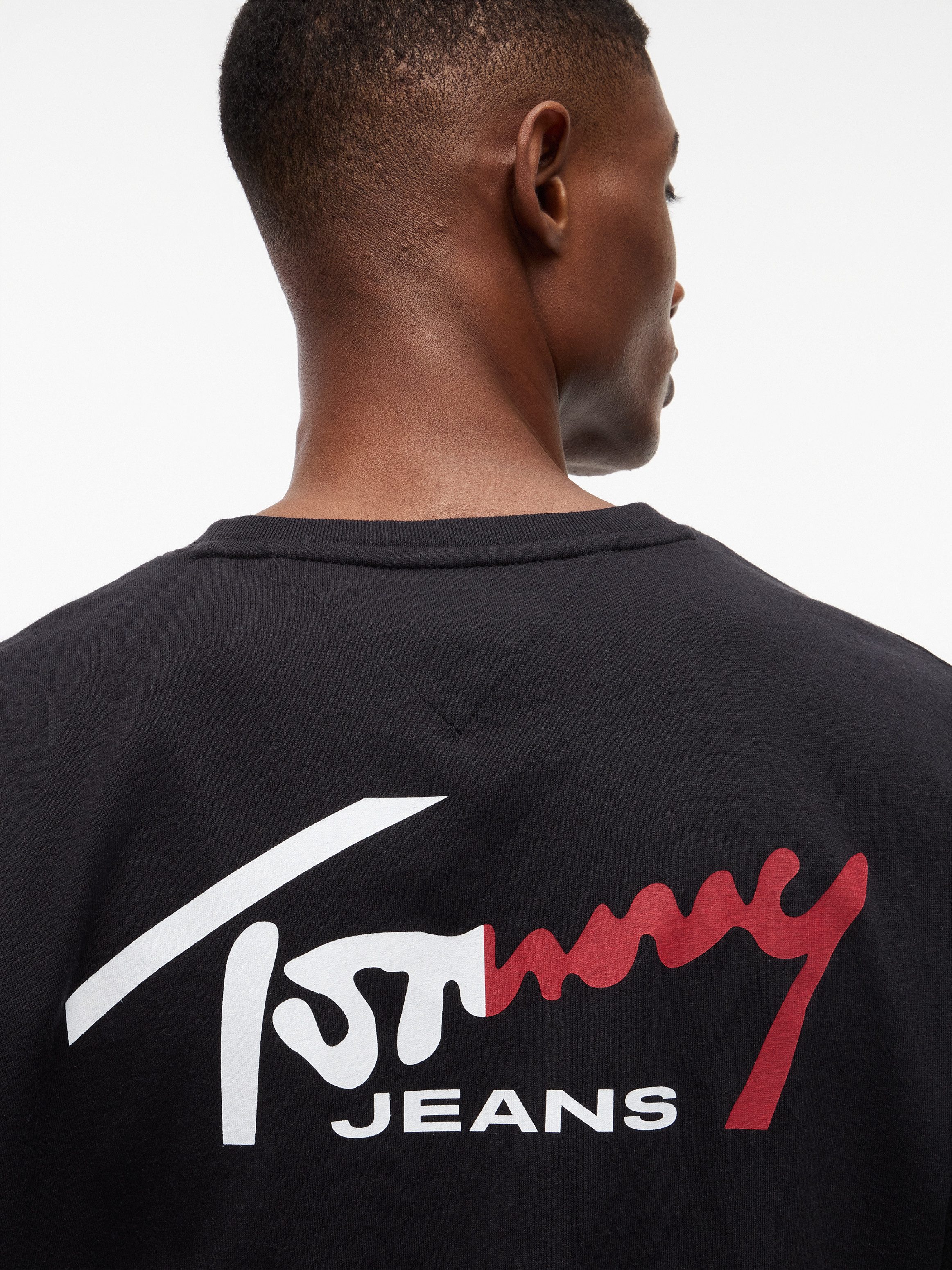 Tommy Jeans T-Shirt TJM REGULAR SIGNATURE 2PACK (Packung, 2-tlg) großer Rückenprint – Bild 4 von 5