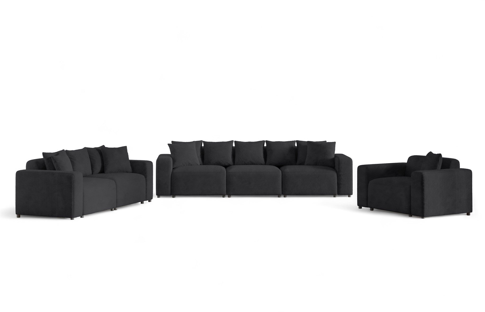 Fun Möbel Polstergarnitur Sofa-Set Designersofa MEGAN günstig online kaufen