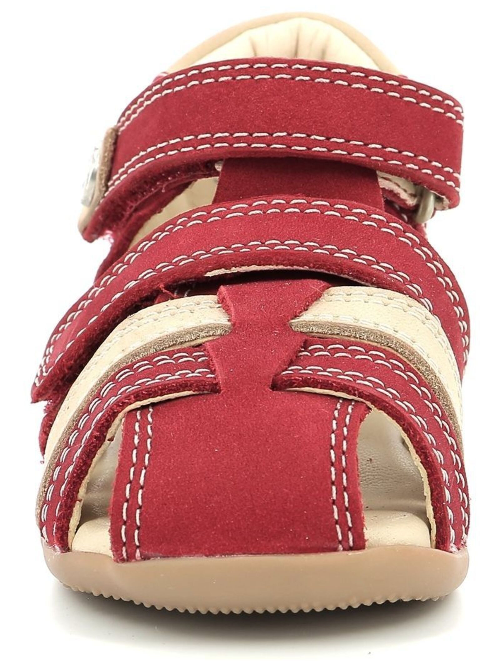 Kickers Halbschuhe Nubukleder Klettschuh