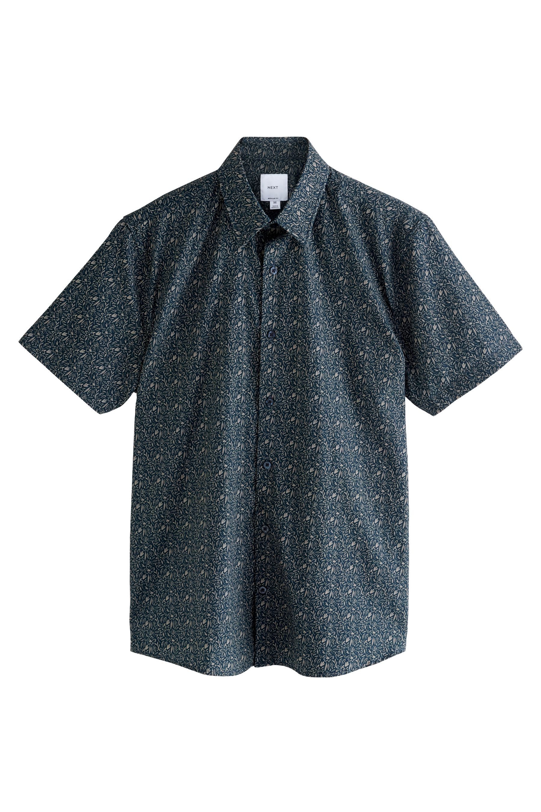 Next Kurzarmhemd Kurzärmeliges Hemd mit Print günstig online kaufen