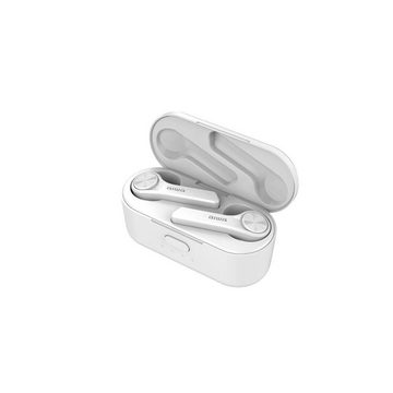 Aiwa ESP-350 In-Ear Bluetooth Kopfhörer mit Ladestation IPX4 wasserdicht In-Ear-Kopfhörer (Custom Fit Silikonspitzen in 3 Größen erhältlich (S, M, L), zwei integrierte Mikrofone, Touch-Bedienung an beiden Ohrhörern)