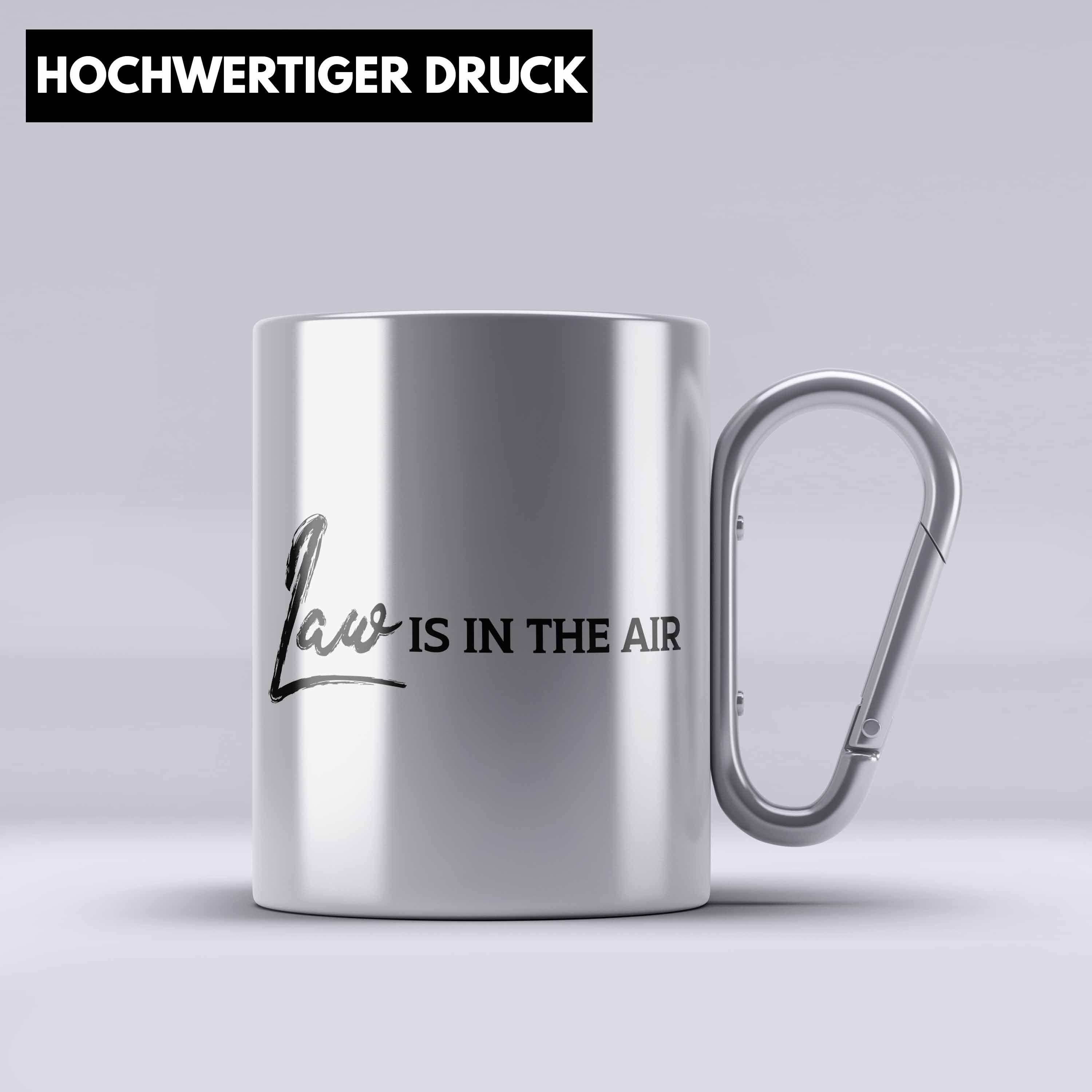 Geschenk Juristin Trendation mit Jura Silber Jurist Thermotasse Tasse Spruch Edelstahl Geschenkideen