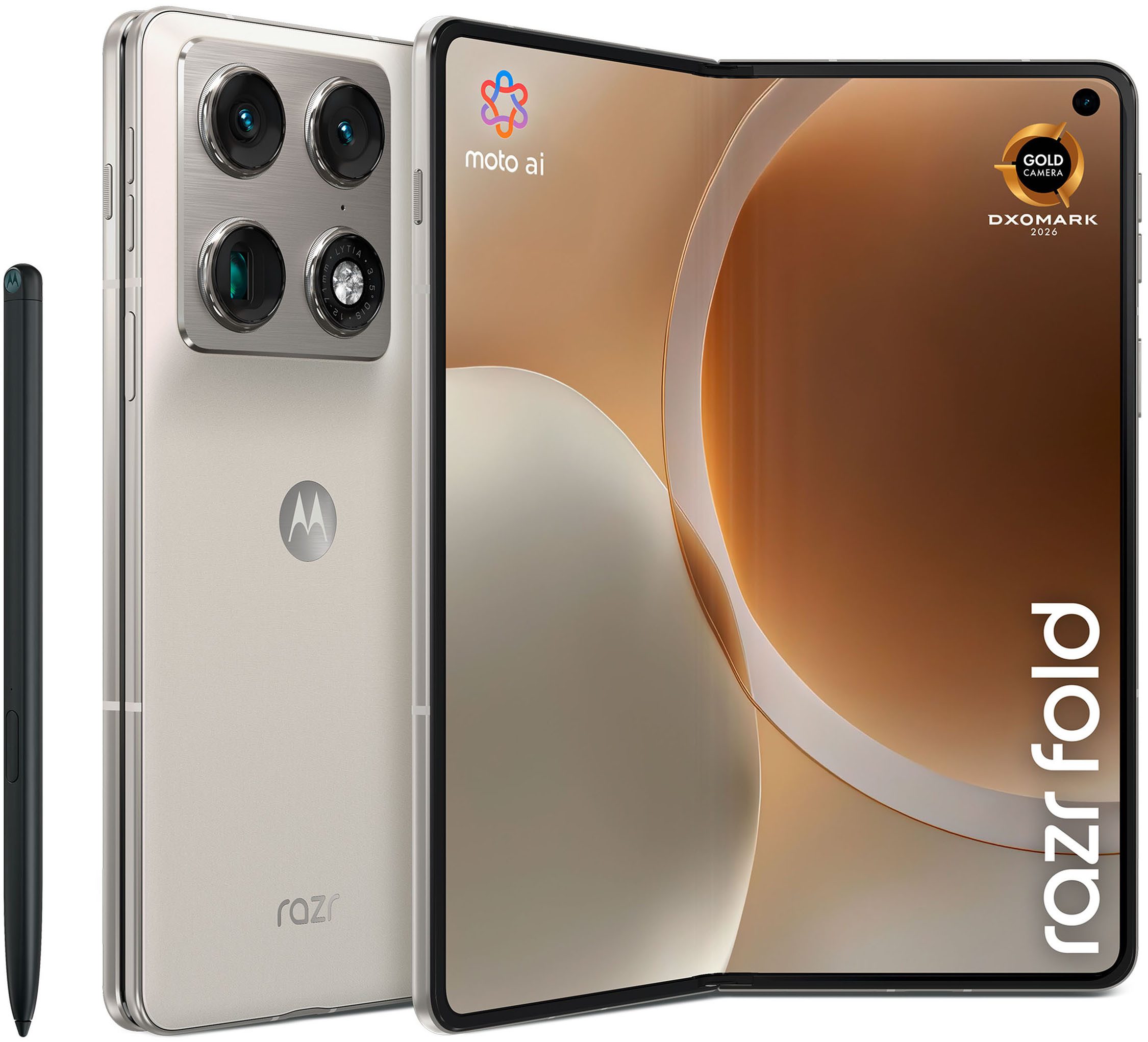 Motorola razr fold Smartphone (20,54 cm/8,09 Zoll, 512 GB Speicherplatz, 50 MP Kamera)