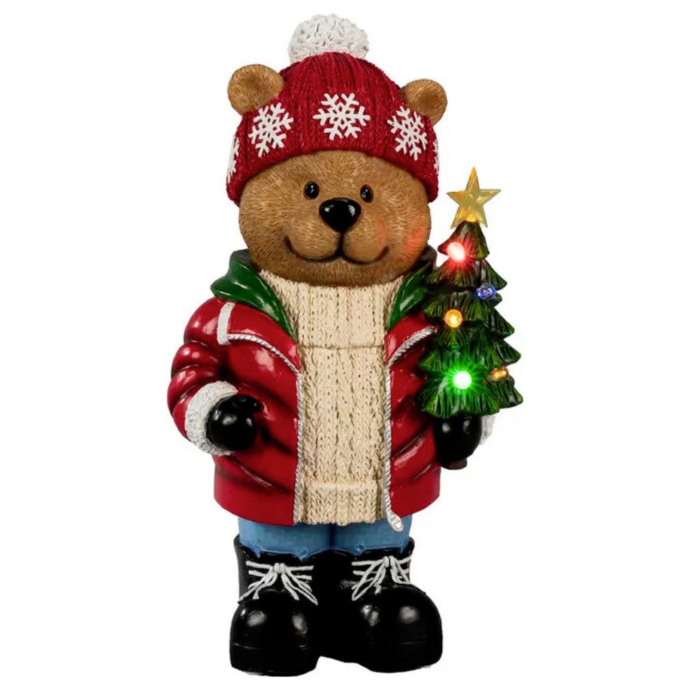 KONSTSMIDE LED Dekofigur Konstsmide 4171-000 Weihnachtsdeko, sonstige Teddybär Mehrfarbig LE