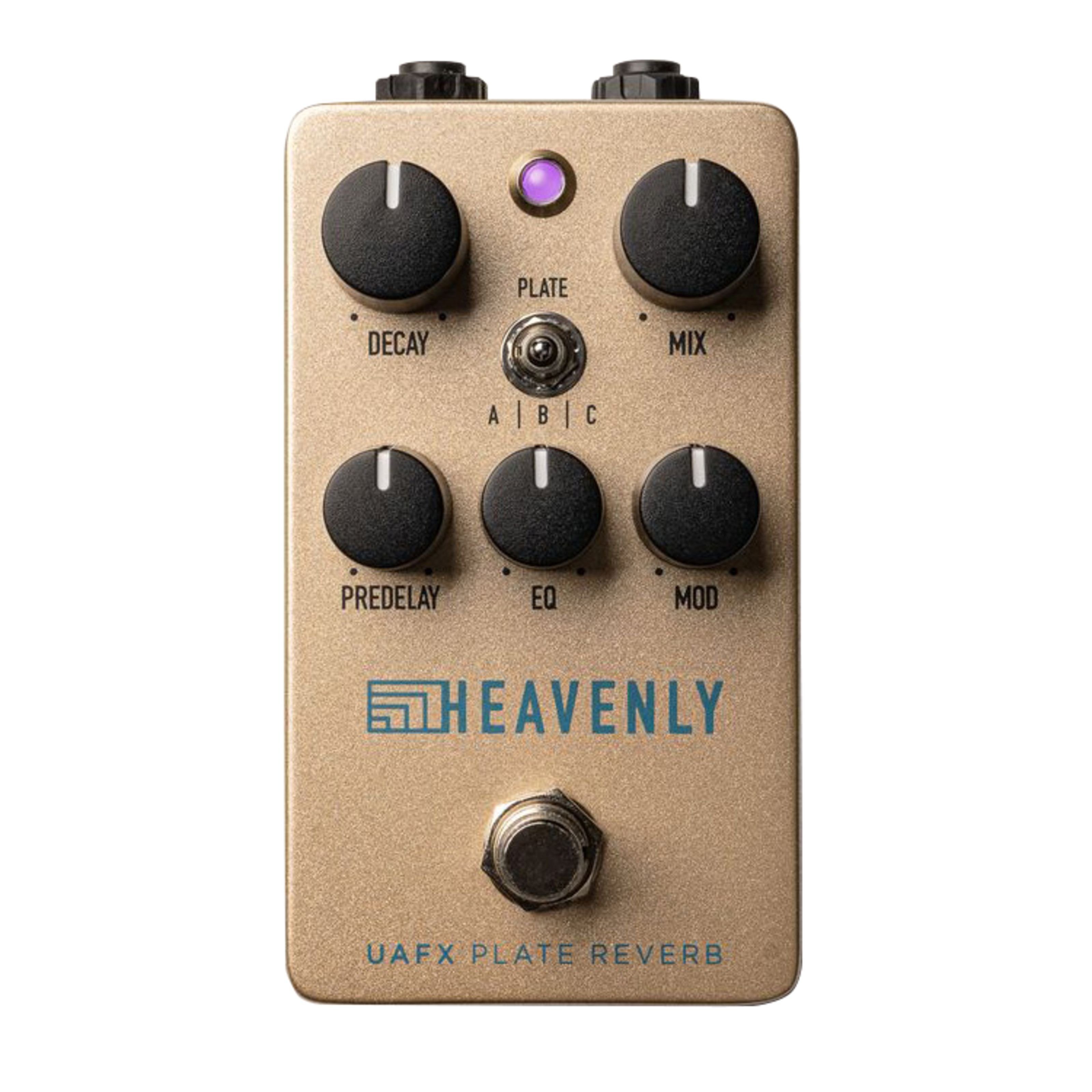 Universal Audio Musikinstrumentenpedal, Heavenly Plate Reverb - Effektgerät für Gitarren