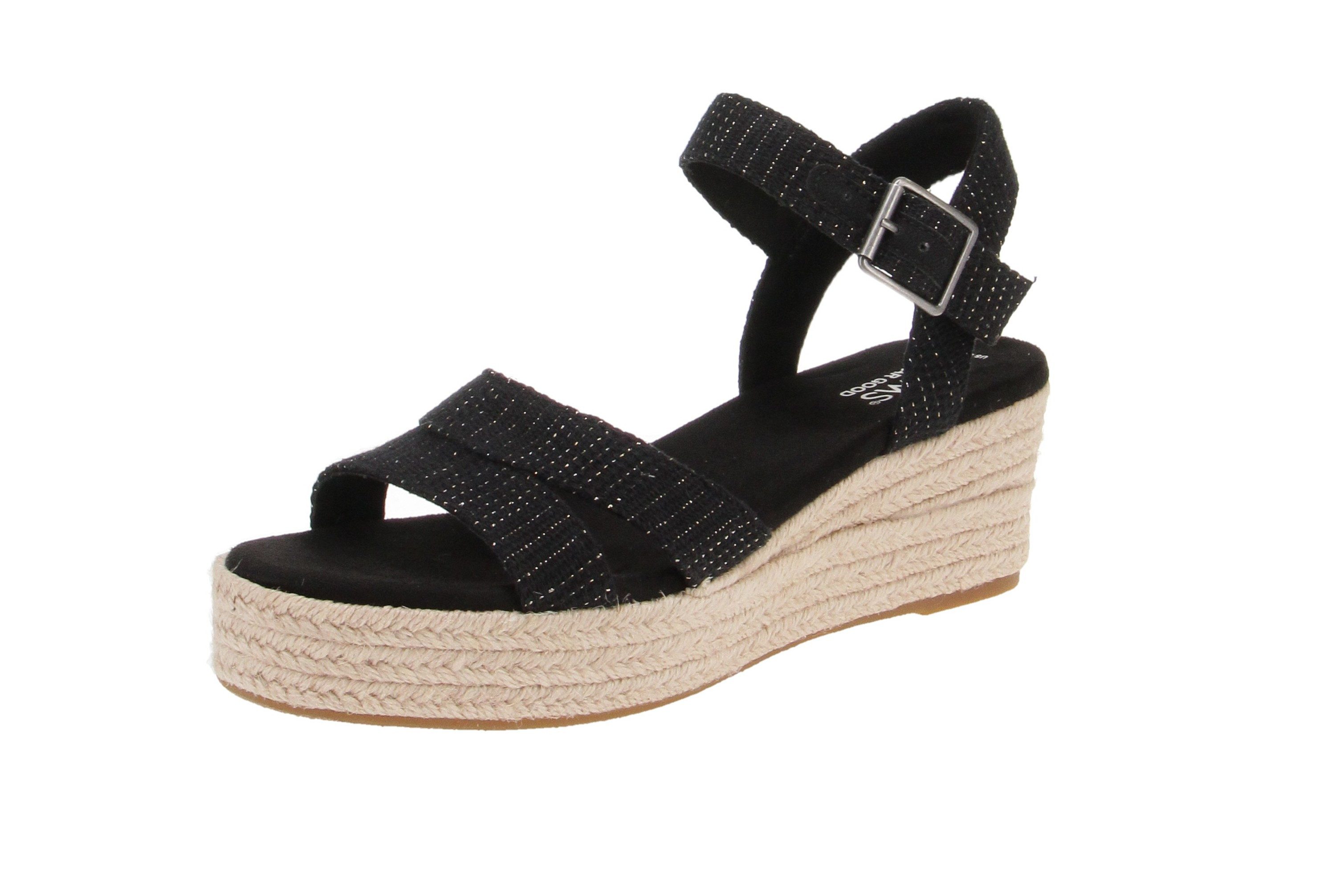 TOMS Toms 10020749 Audrey - Damen Schuhe Sandaletten - Black Sandale