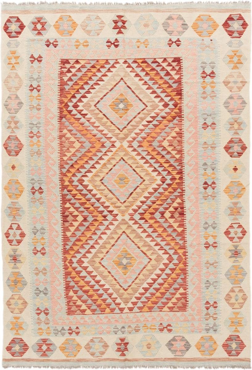 Orientteppich Kelim Afghan 177x251 Handgewebter Orientteppich, Nain Trading, rechteckig, Höhe: 3 mm