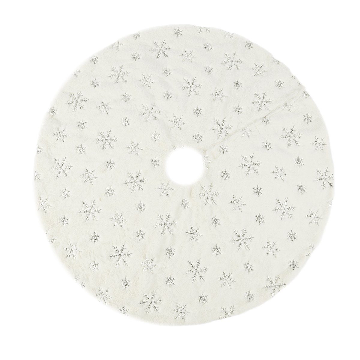 Salcar Weihnachtsbaumdecke Baumteppich Weihnachten Christbaumdecke Plüsch günstig online kaufen
