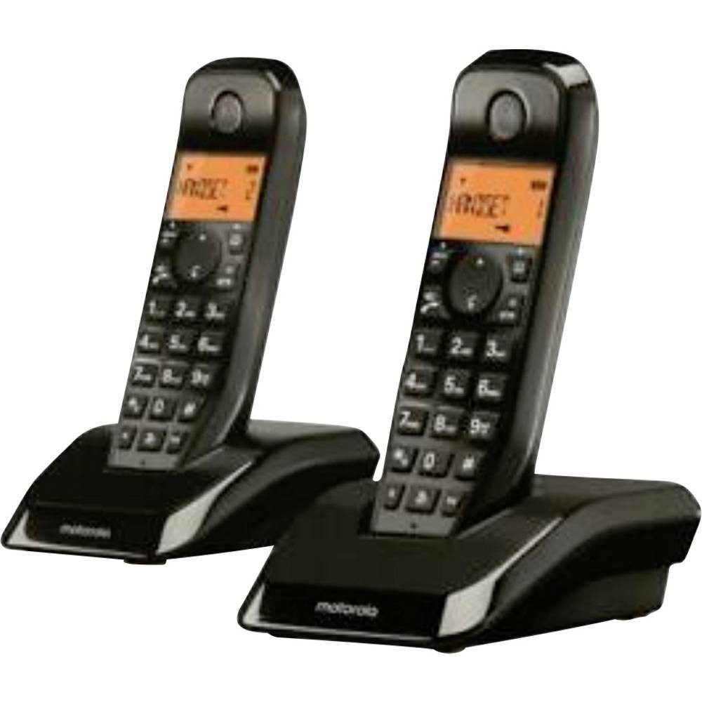 Motorola DECT Phone Schwarz 107S1202BLACK Schnurloses DECT-Telefon