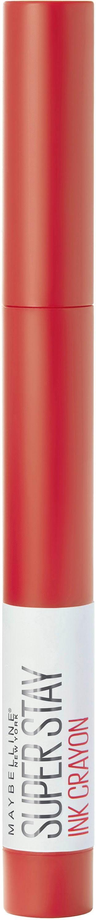 MAYBELLINE NEW YORK Lippenstift SUPER STAY INK CRAYON, matter Lippenstift in klassisch origineller Stiftform – Bild 4 von 5
