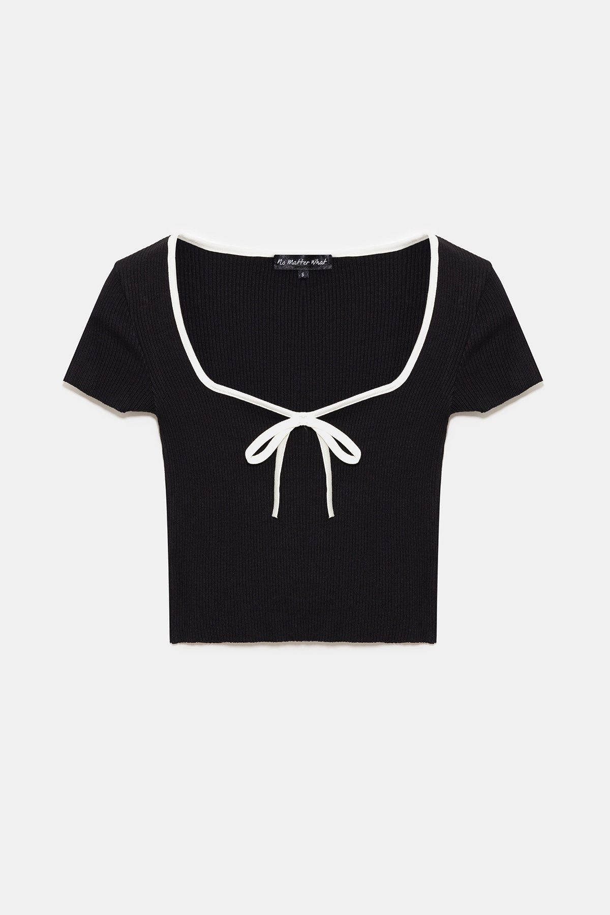 T-Shirt Kurzarm-T-Shirt mit Paspelierung