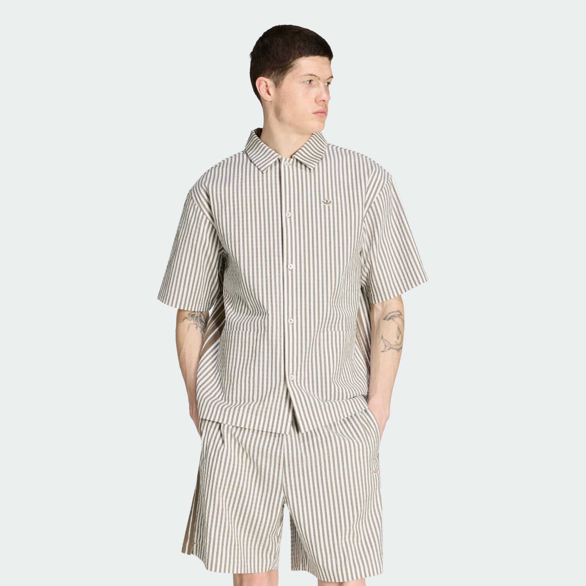 adidas Originals Kurzarmhemd RESORT S HEMD 2 (1-tlg)