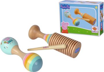 Eichhorn Spielzeug-Musikinstrument Peppa Pig Maraca und Ratsche Set