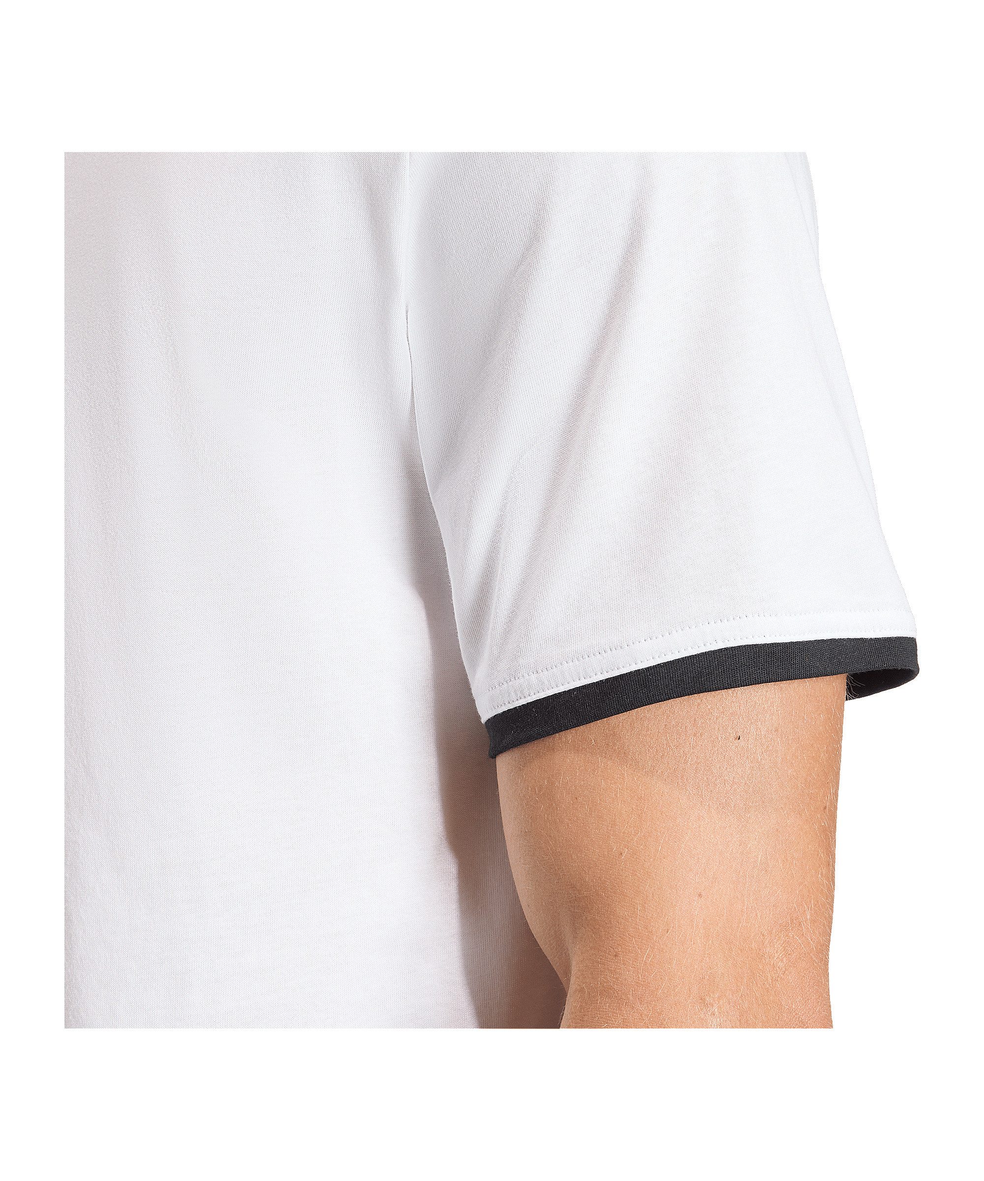 adidas Performance T-Shirt adidas Performance Entrada 26 T-Shirt Weiß Baumwolle – Bild 5 von 5