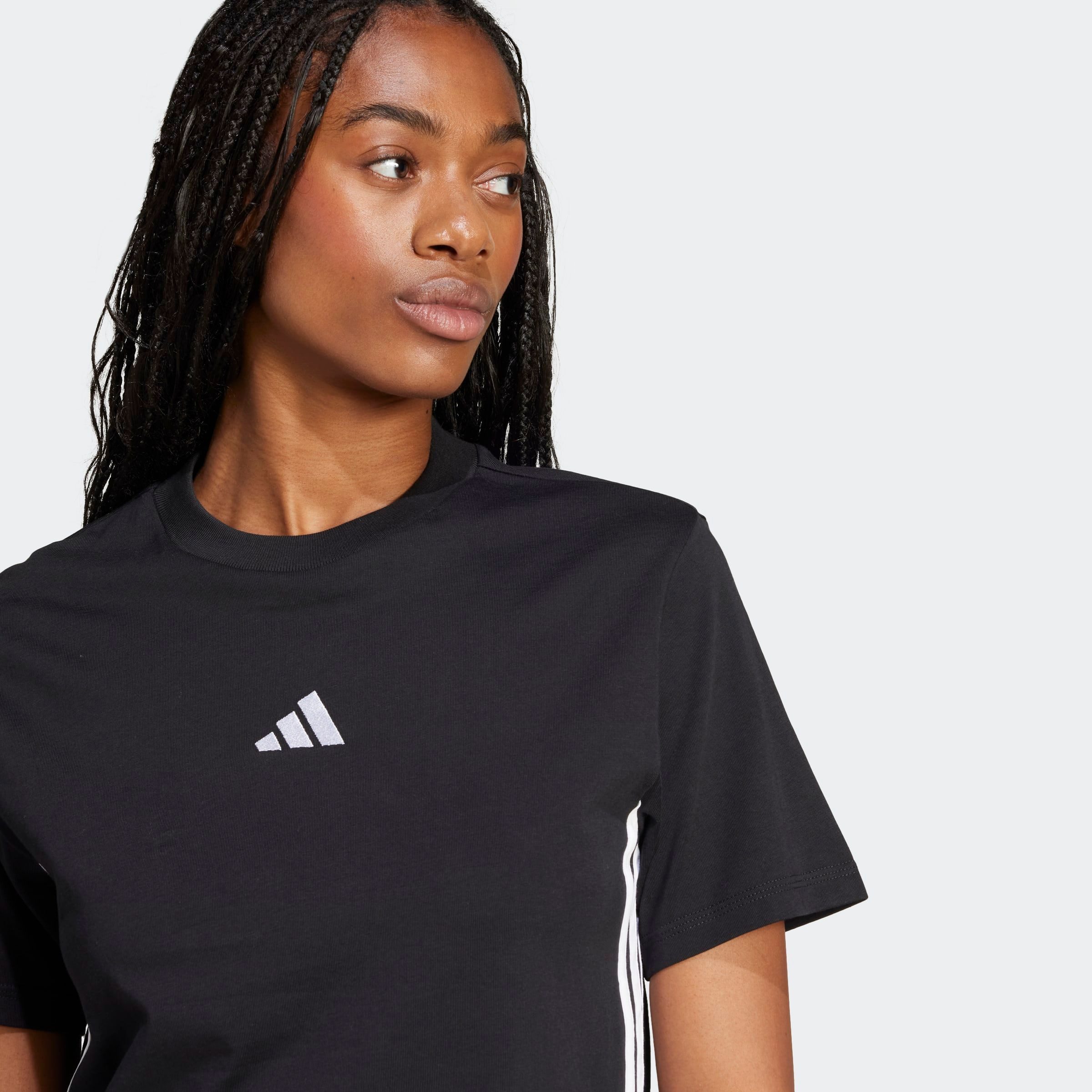 adidas Sportswear T-Shirt ESSENTIALS 3-STREIFEN COTTON