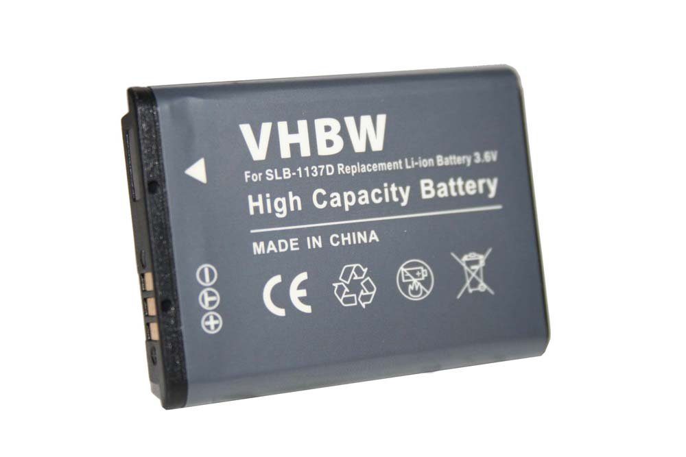 vhbw passend für Samsung Digimax NV103, NV106HD, i85, L74 wide, NV11, NV24 Kamera-Akku 750 mAh