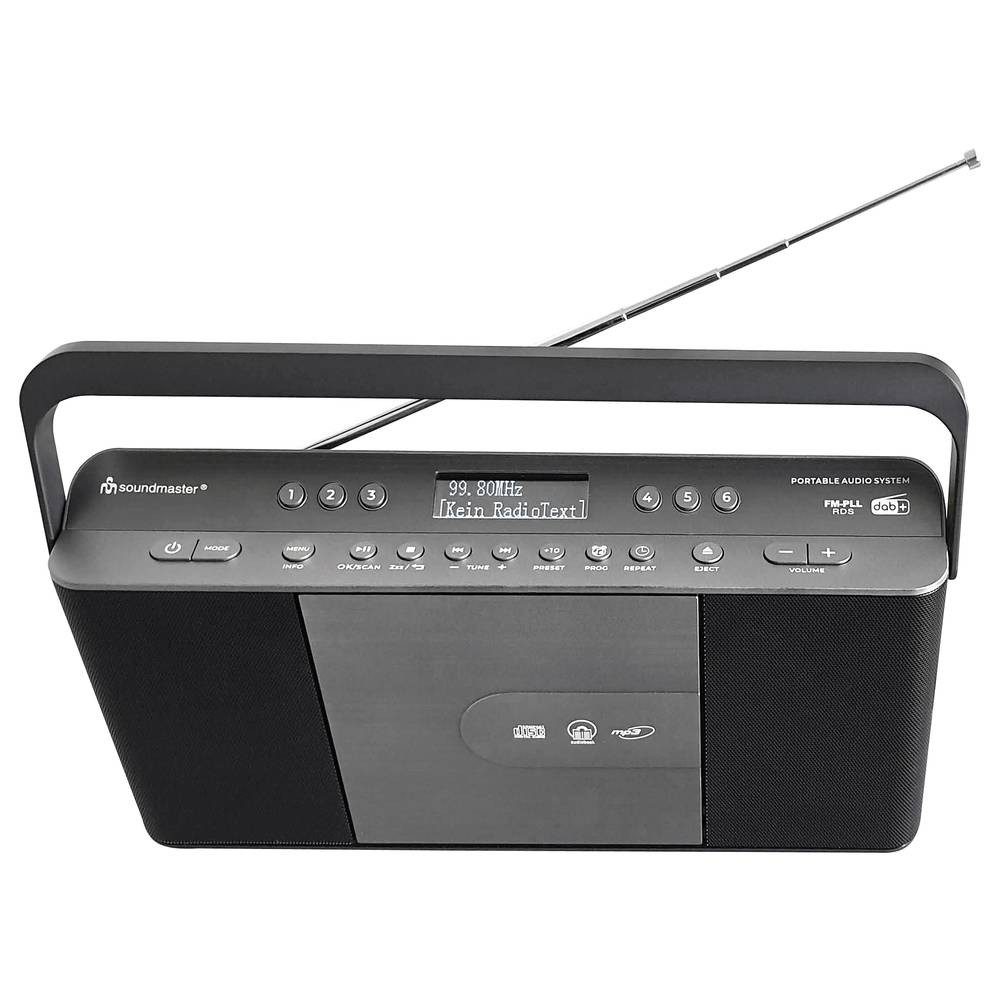 Soundmaster DAB+/UKW Radio mit CD/MP3 RCD1870SW Radio – Bild 2 von 4