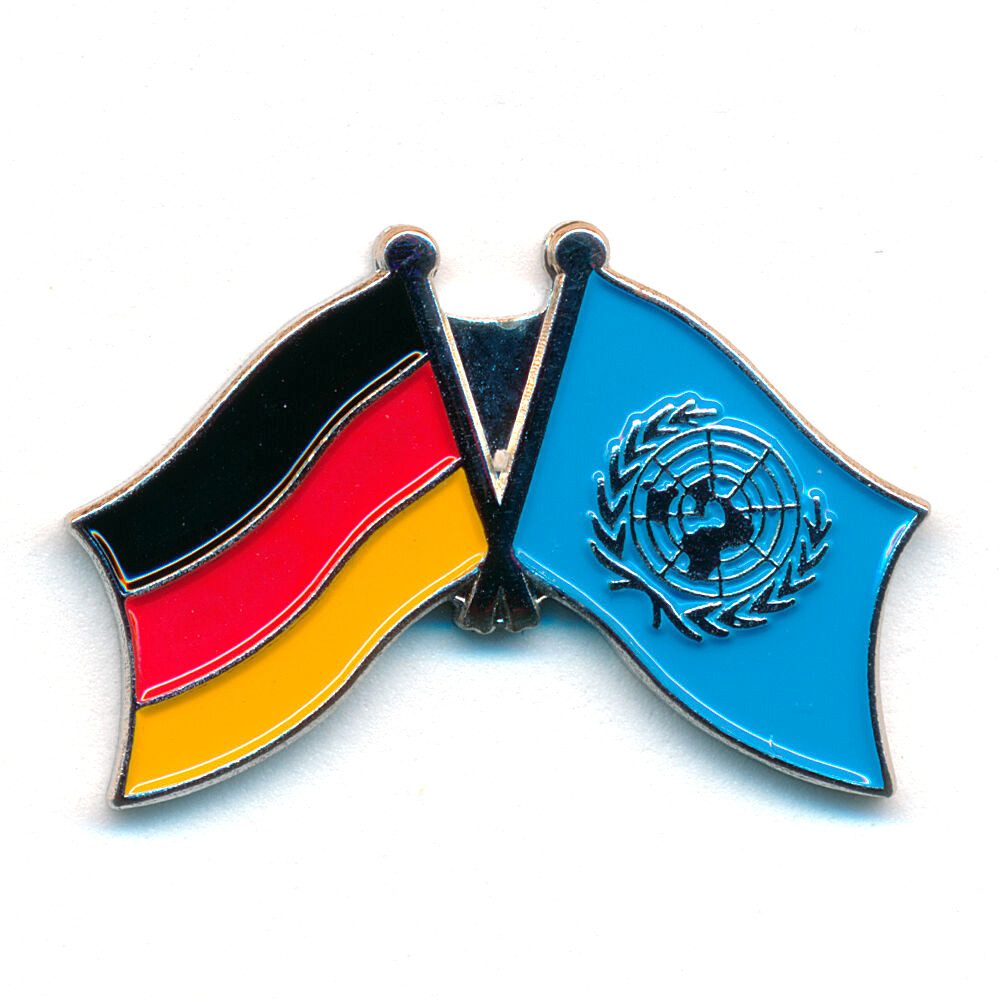 Pins UN UNO Vereinte Nationen Welt Symbol Flagge Anstecker 0786