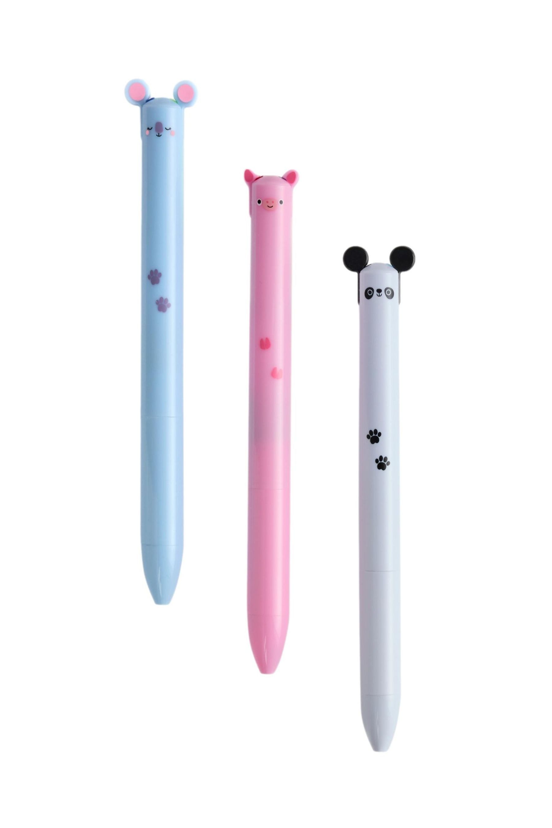 Next Kugelschreiber 3er-Set Stifte, niedliche Tiere