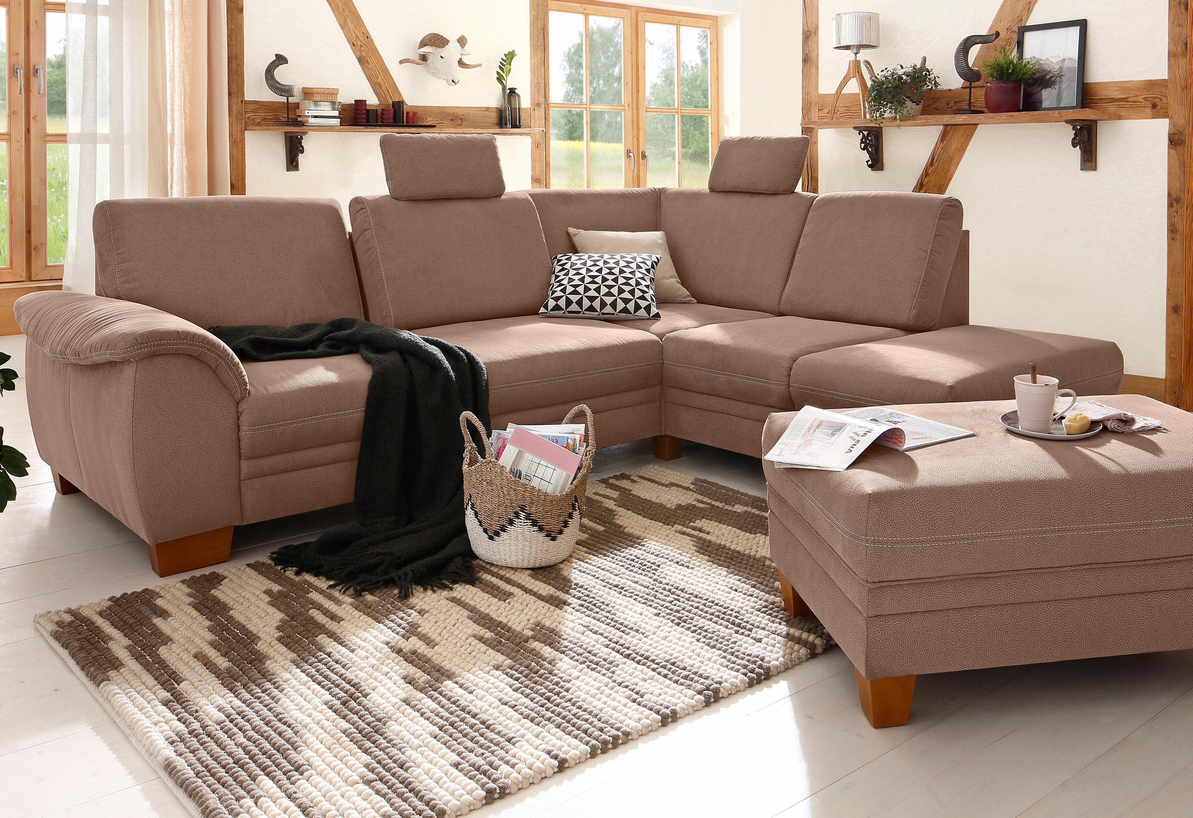 Home affaire Ecksofa Husum L-Form, mit günstig online kaufen